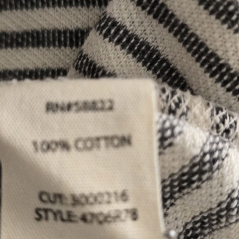 Max Studio V Neck Hooded Open Front Pocket Cream/Gray Top Sz. (Small) - Picture 9 of 9